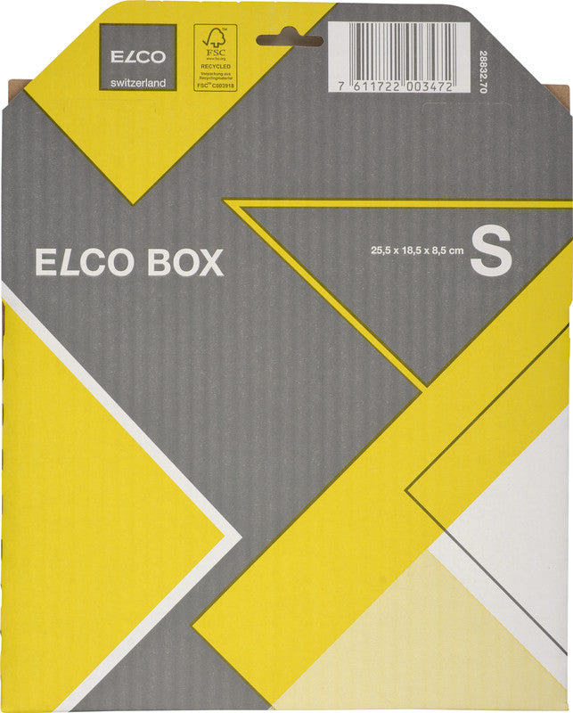 Elco Versandbox, grau – 255 × 185 × 85 mm