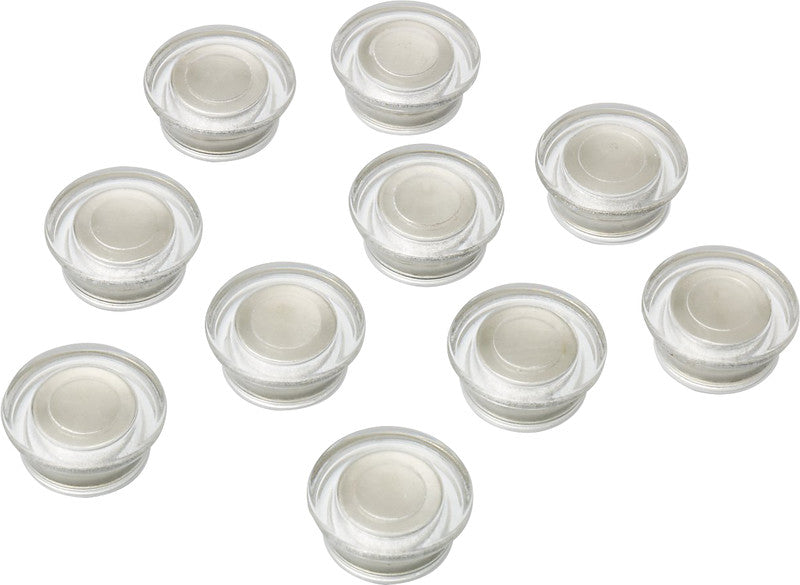 Nobo Starter-Kit, inkl. Magnete (rund Ø 32 mm × H 9 mm), transparent – für Whiteboards, Flipcharts – 4-teilig