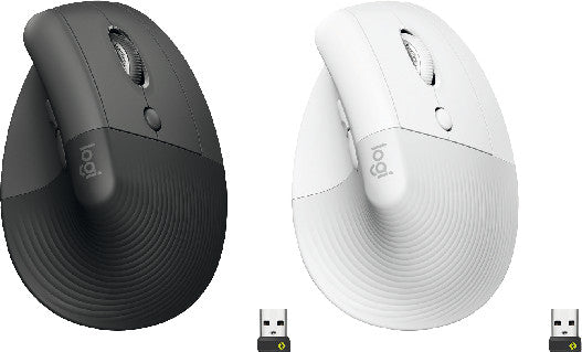 Logitech Lift for Business Ergonomische Maus – kabellos, vertikal, Logi Bolt USB-Empfänger, schwarz