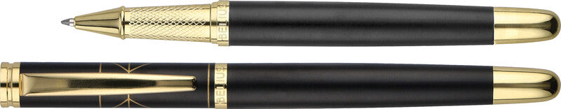 Belius Kugelschreiber – Schwarz, Aluminium