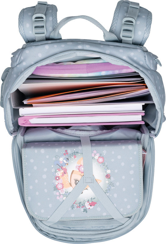 Beckmann Schulrucksack Active Air FLX – Forest Deer Dusty Mint