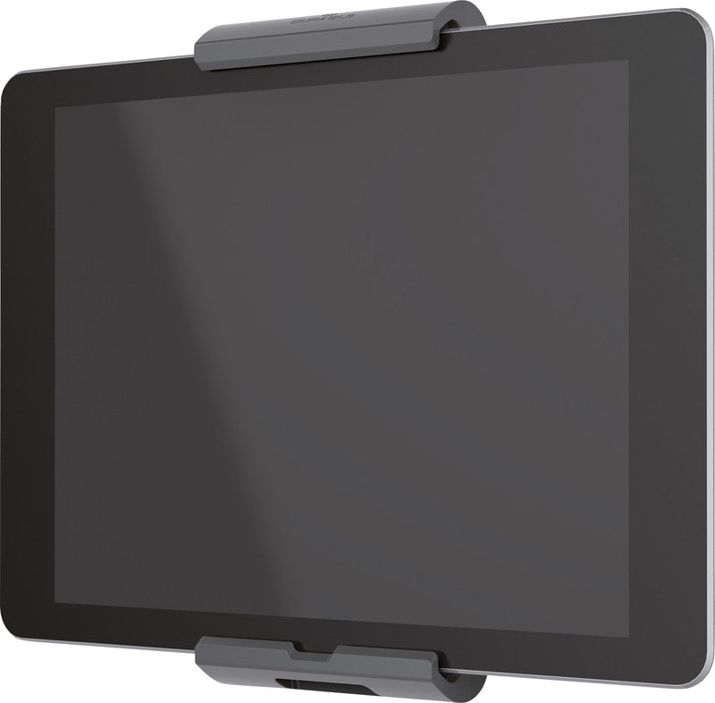 Durable Wand-Tablethalter – für Tablets 7–13", Aluminium/Kunststoff, silber metallic