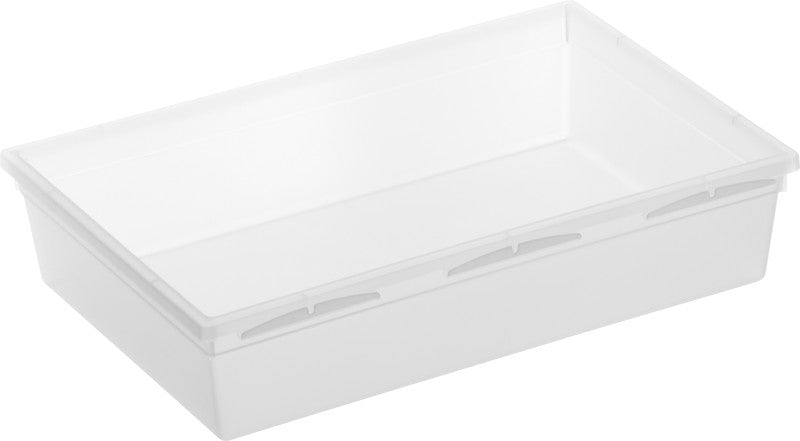 Rotho Ordnungssystem – Kunststoff, transparent, 23 × 5 × 15 cm – 1er-Pack