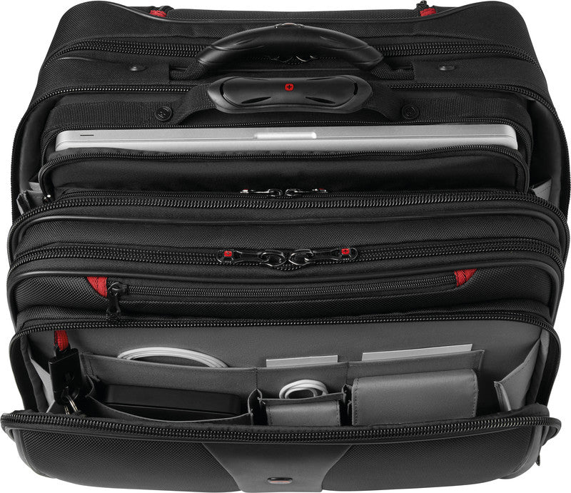 Wenger/SwissGear Wenger Notebook-Trolley Patriot – 25 l, für Notebooks bis 17", Weichschale, schwarz, 43 × 41 × 31 cm