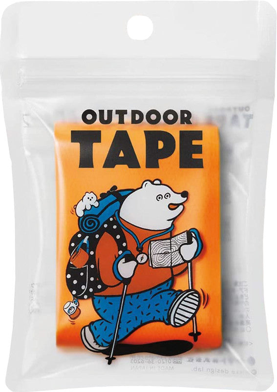 Yamato Gewebeband Outdoor – 50 mm × 3 m, Neonorange, wiederablösbar