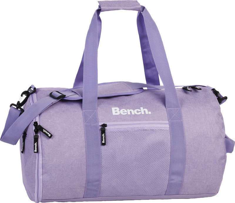 Bench Sporttasche Classic – 30 l, flieder, mit Schultergurt, wasserabweisend, 50 × 29 × 29 cm