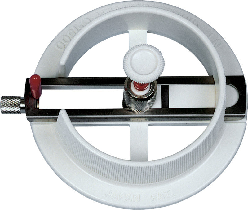 NT Cutter Kreisschneider iC-1500P – für Papier & Karton, Ø 18–170 mm, Klinge 4 mm, inkl. 5 Klingen