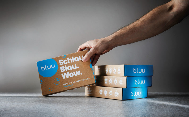 Bluu Waschstreifen für Handwäsche, vegan, Alpenfrische, 42 Streifen