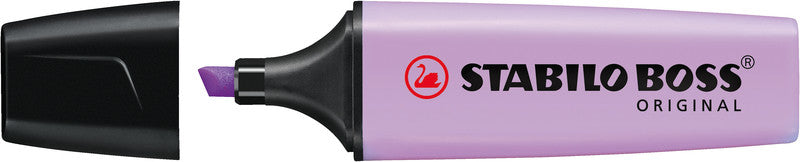 STABILO BOSS Original Arty Textmarker Set 10 Farben Pastell – Keilspitze, 2–5 mm, nachfüllbar