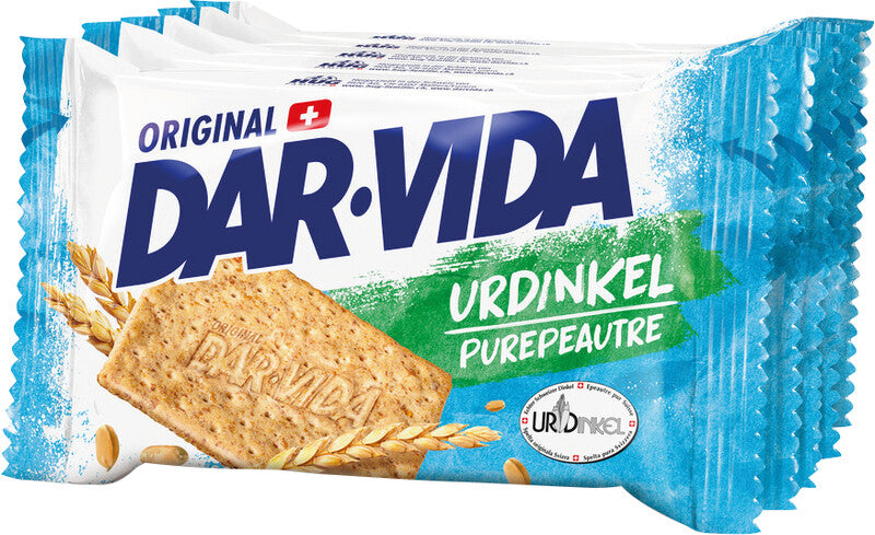 DAR-VIDA Cracker – Urdinkel, vegan, 5 × 41,6 g (208 g)
