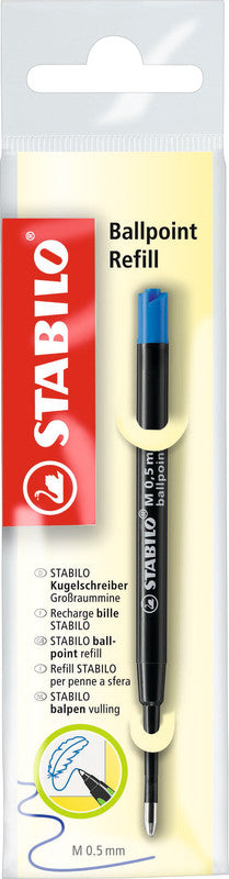 STABILO Kugelschreiber-Mine für SMARTball, pointball – Blau, 0,5 mm, geruchsarm