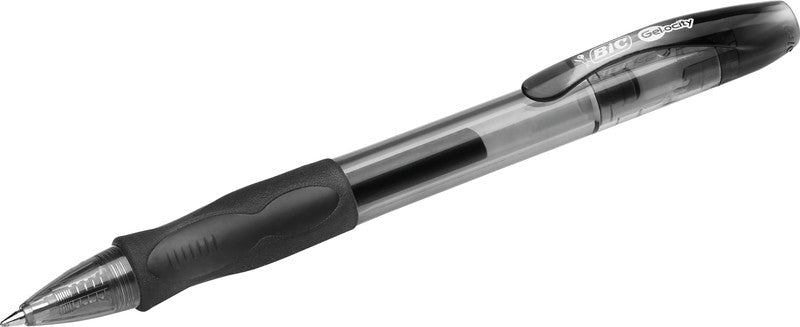 BIC Gelschreiber – Schwarz, 0,3 mm, Druckmechanik