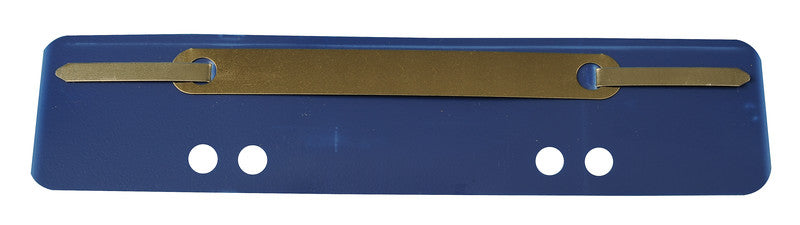 Heftverschlüsse – 150 × 34 mm – Kunststoff – Dunkelblau – 25 Stk.