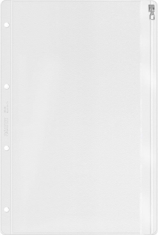 Leitz Reissverschlusstasche A4, Innenmass 185 × 305 mm, Reissverschluss, blendfrei genarbt, PVC, 200 µm