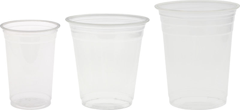 Duni ecoecho Crystal Trinkbecher rPET – 3 dl, transparent, 65 Stück