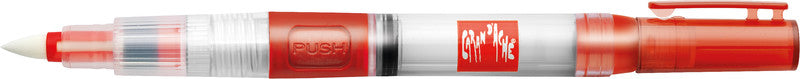Caran d-Ache Caran d'Ache Aquarellpinsel – rot, blau, schwarz, Länge 140 mm, 3er-Pack, ab 3 Jahren, mit Wasserreservoir