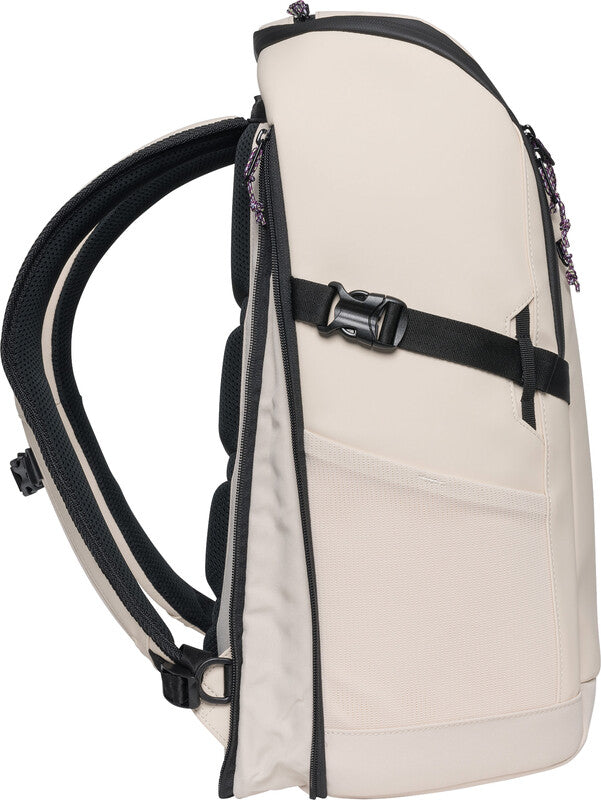 Beckmann Street FLX – Notebook-Rucksack – für 16"-Notebook, 28–33 l, rPET, creme