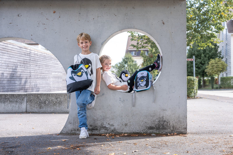 Funki Raumwunder – Kindergartenrucksack – 8–11 l, Kunststoff, Penguin minimono