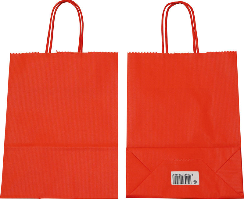 Elco Papiertüte – Rot – Tragkraft 3 kg – Papier