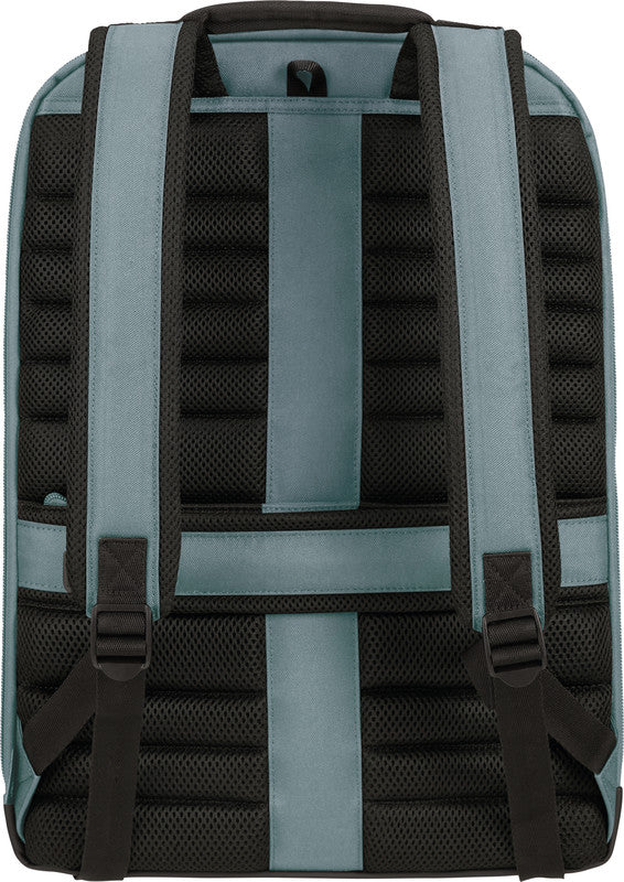 Samsonite Stackd Biz Notebook-Rucksack – 22/30 l, Aufsteckfunktion, USB-Port, recyceltes PET (rPET), Forest