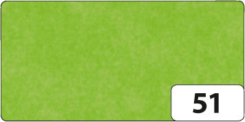 Folia Seidenpapier satiniert – Hellgrün – 50 × 70 cm, 13 Bogen