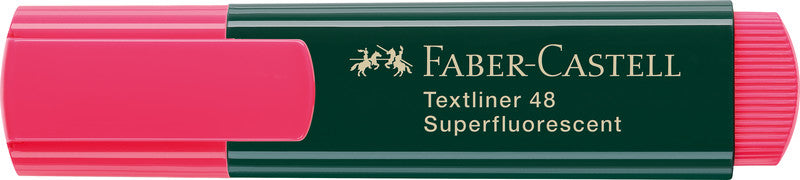 Faber-Castell Textmarker rot – Keilspitze, 1–5 mm, nachfüllbar