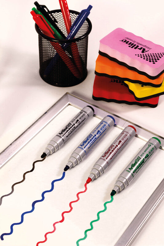 Artline Whiteboard-Marker Eco-Green EK517 – Rundspitze 3 mm – Blau – Trocken abwischbar