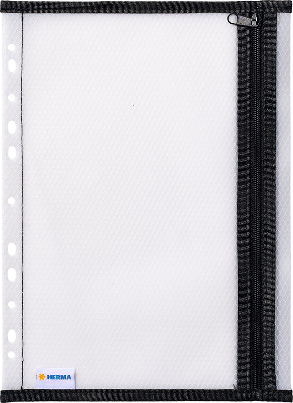 HERMA Sichtmappe A4 – transparent, Kunststoff, glänzend, 180 µm