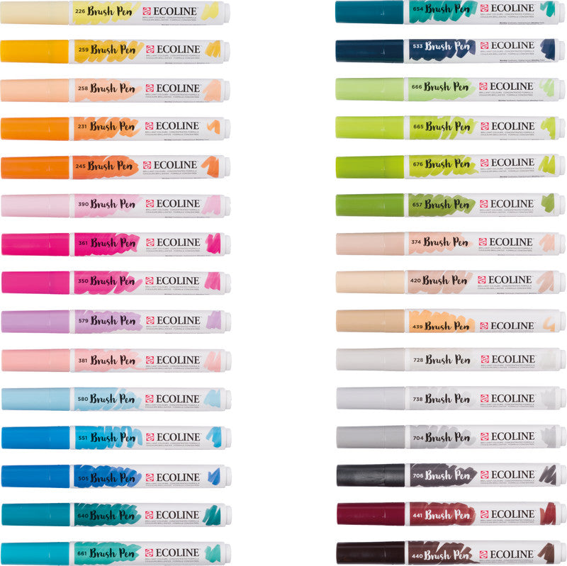 Talens Ecoline – Filzstifte, auswaschbar, 30 Farben