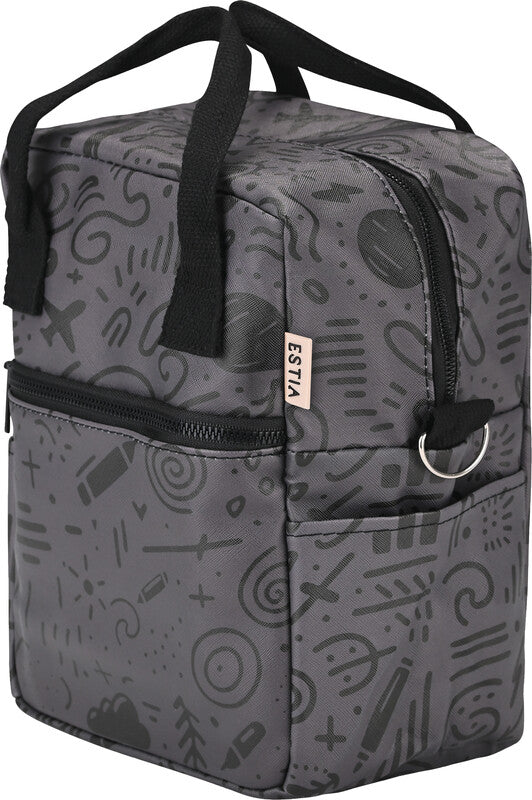 Estia Lunchbag – isoliert – 7 l – schwarz – Baumwolle – Noir Echo