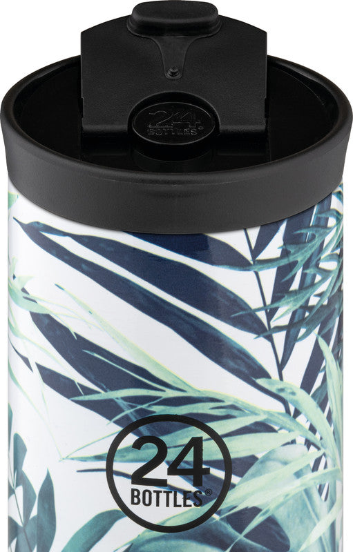 24Bottles Thermobecher Travel Tumbler – 3,5 dl – Edelstahl, isoliert, Sip&Go-Deckel – Lush