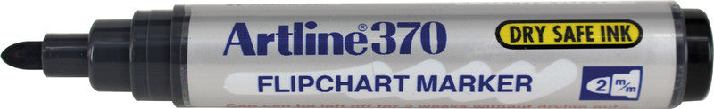 Artline Flipchart-Marker 370 – Rundspitze 2 mm – Schwarz