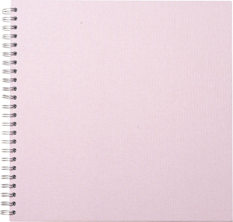 Eibert Fotoalbum – für 320 × 320 mm, rosa, mit Spirale, Textil