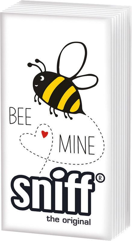 Sniff Bee Mine Kosmetiktücher – 4-lagig, mehrfarbig, 215 × 220 mm – 10 Tücher