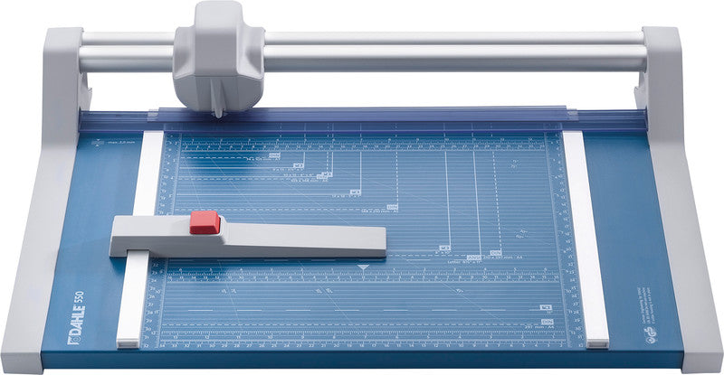 Dahle Roll- und Schnitt-Schneidemaschine 550 Generation 3 – 360 mm, bis A4, 20 Blatt
