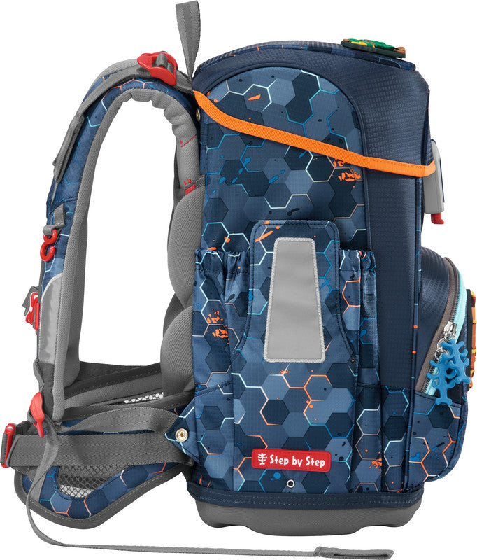 Step by Step Schulrucksack-Set – 5-teilig – Lava Dragon