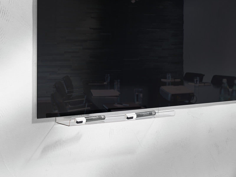 Sigel Stiftschlaufe – selbstklebend, Kunststoff, transparent, 500 × 75 mm – für Glas-Magnetboards Artverum