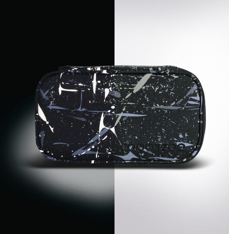 Coocazoo Schlamperetui, gefüllt – Reflective Splash – Kunststoff – 23 × 7 × 12 cm