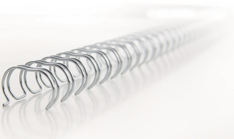 GBC Bindedisc-Ringe – für A4 – Ø 8 mm, silber, Draht – 100 Stk.
