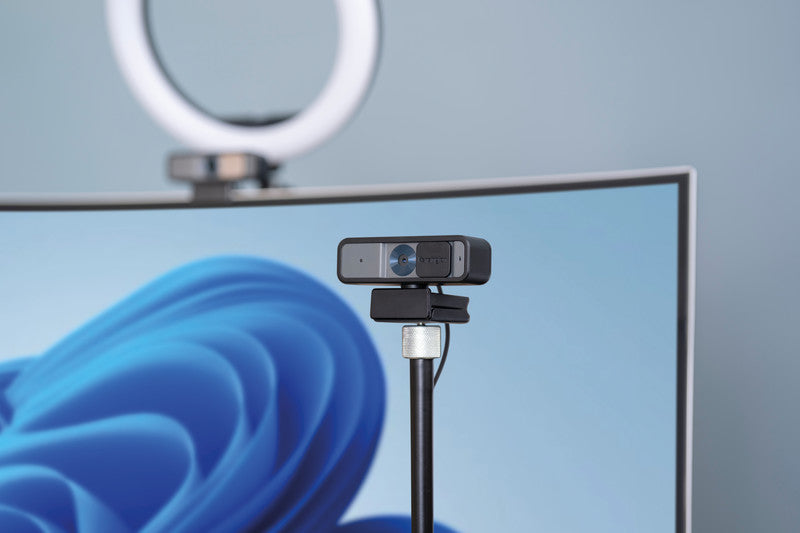 Kensington A1010 – Mikrofonstativ, Höhe 318–483 mm, für Mikrofone, Webcams und Beleuchtung, Schwarz