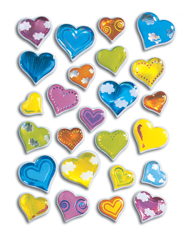 HERMA Schmucketiketten, Magic Love Klassiker – 84 × 120 mm – sortiert – 1 Blatt