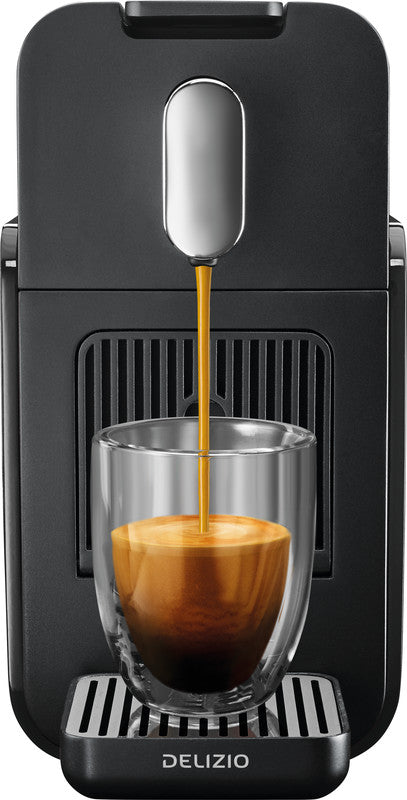 Delizio Brava Kapselmaschine – für Delizio-Kapseln, 1,3 l, Schwarz