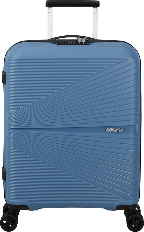 American Tourister Handgepäck-Trolley – Hartschale PP, 4 Doppelrollen, mit TSA, Coronet Blue, 40 × 50 × 20 cm