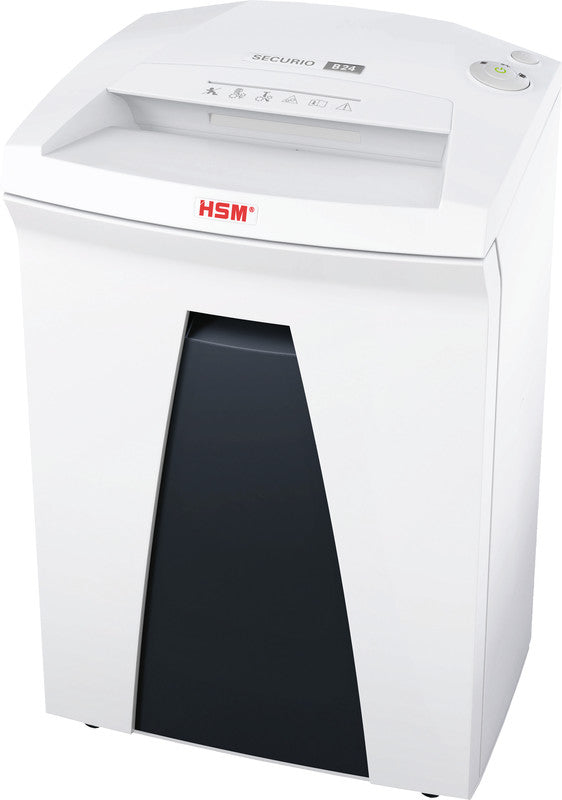 HSM Securio B24 – Aktenvernichter, DIN P-4, Partikelschnitt 4 × 30 mm, 16 Blatt, 35 l, A4