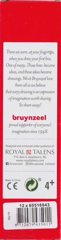 Bruynzeel Farbstift – dunkelbraun, Mine Ø 3,3 mm