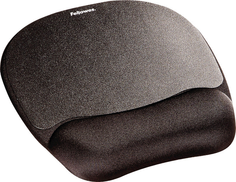 Fellowes Mausmatte mit Handgelenkauflage – Memory Foam – 235×201×25 mm – Schwarz