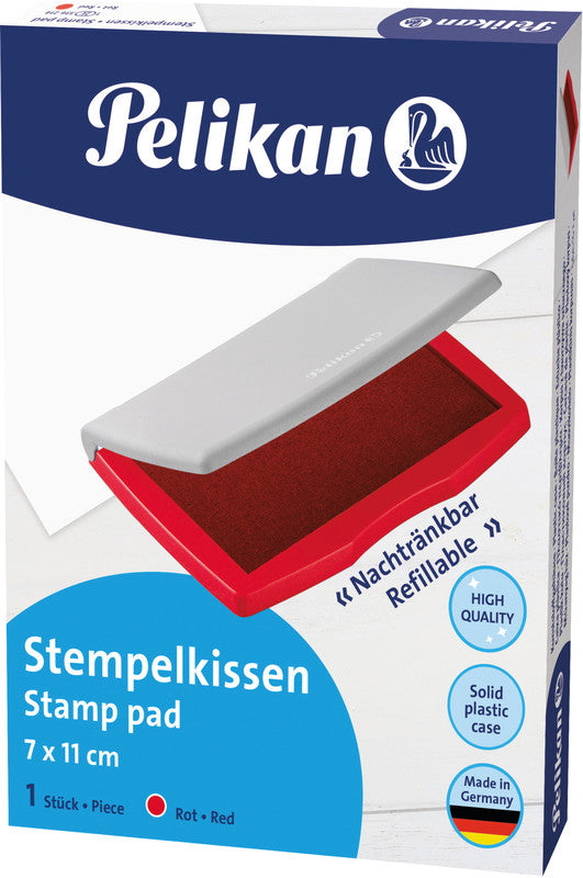 Pelikan Stempelkissen – Rot, Kunststoff, 110 × 70 mm