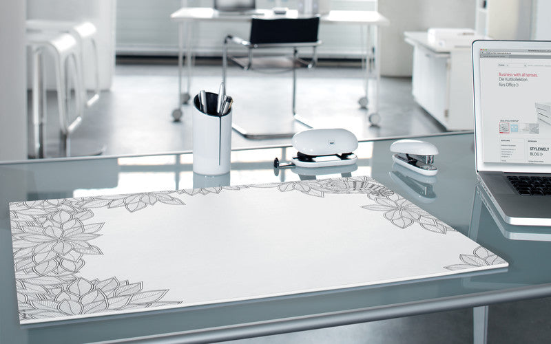 Sigel Schreibunterlage – 595 × 410 mm – 20 Blatt, 80 g/m², Erwachsenen-Malmotiv, Schwarz/Weiss