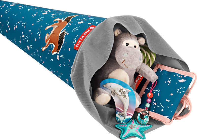 Step by Step Schultüte 70 cm × Ø 18 cm, 5 l – Motiv Wild Horse Ronja – Serie SPACE – rPET