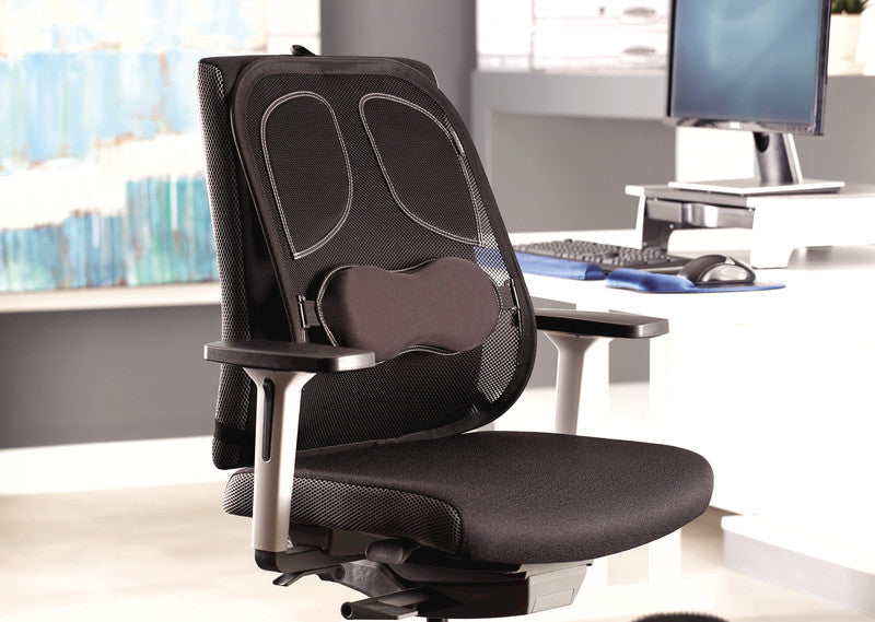 Fellowes Rückenstütze Netz Professional Series – 30,3×37×19,5 cm, schwarz